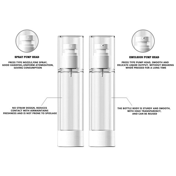 airless cosmetic bottles