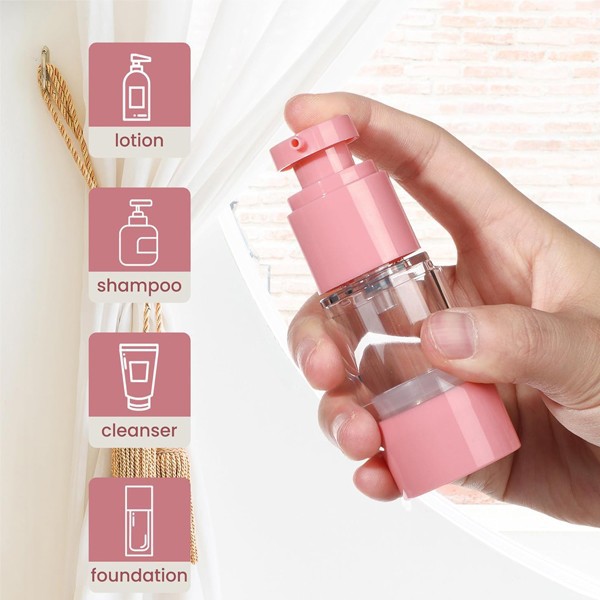 air pump cosmetic bottles